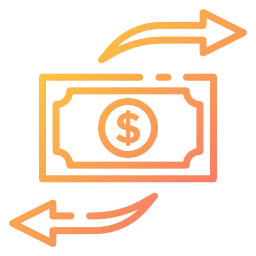 transfert d'argent Icône