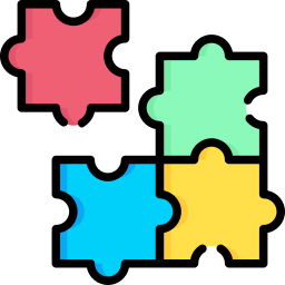 Puzzle pieces icon