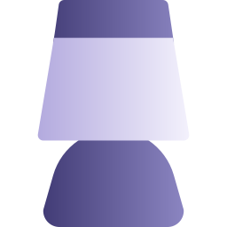 Bedroom lamp icon