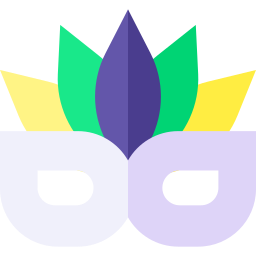 Carnival mask icon