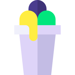 Ice cream cup icon