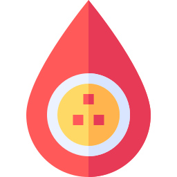 Red blood cells icon