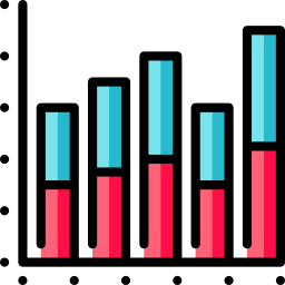 grafico a barre icona