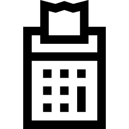 Adding machine icon