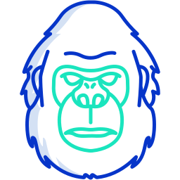 gorilla icona