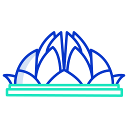 Lotus temple icon