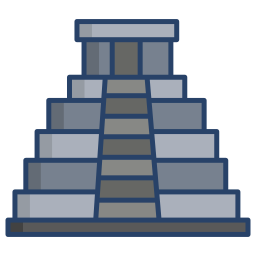 piramide maya icona