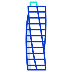 Turning torso icon