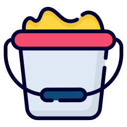 Sand bucket icon