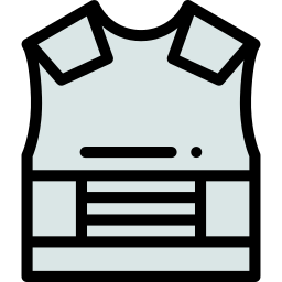 Bulletproof vest icon