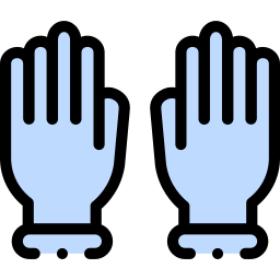 Rubber gloves icon