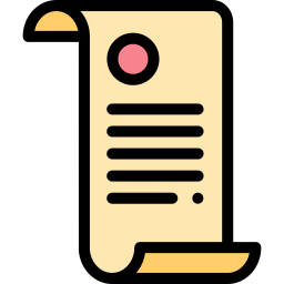 Legal paper icon