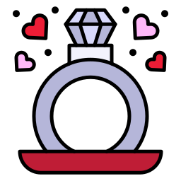 Diamond ring icon