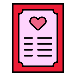 Invitation letter icon