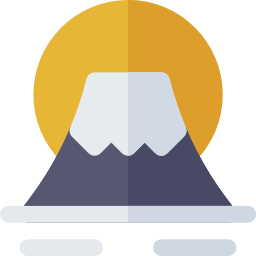 Fuji mountain icon