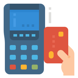 Credit card machine icon