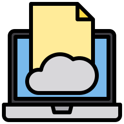 Cloud data icon