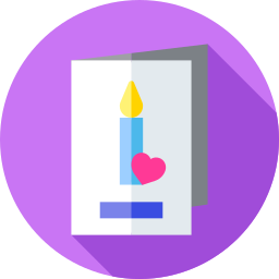 Birthday card icon