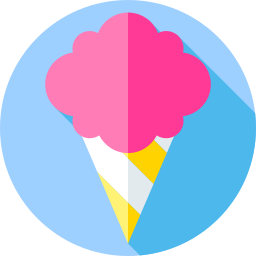 Cotton candy icon