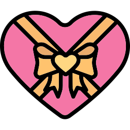 Heart box icon