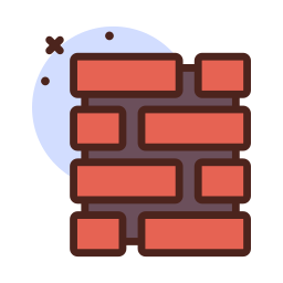 Brick wall icon