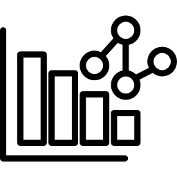 seo grafische dunne omtrek in een cirkel icoon