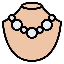 collier de perles Icône