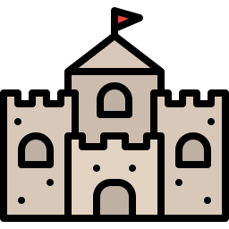 Sand castle icon