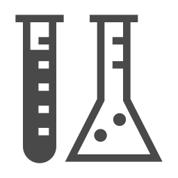 tube à essai Icône