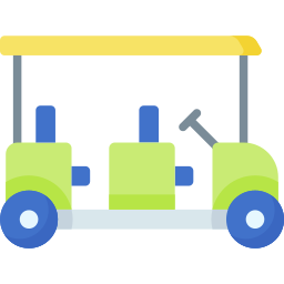 Golf cart icon