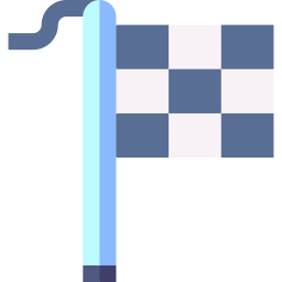 Finish flag icon