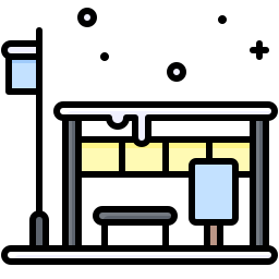 arrêt de bus Icône