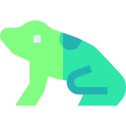 Golden dart frog icon