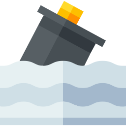 Water pollution icon