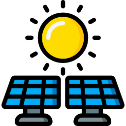 Solar panels icon