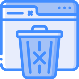 Trash can icon