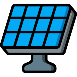 Solar panels icon