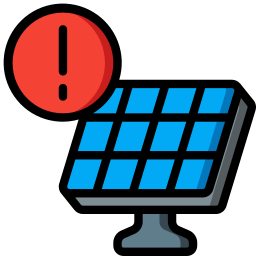 Solar panels icon