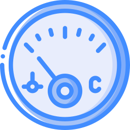 Temperature reading icon