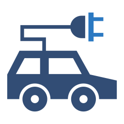 Electric car icon