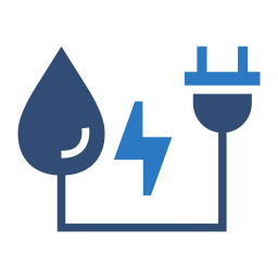 Water energy icon