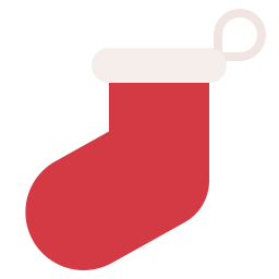 Christmas sock icon