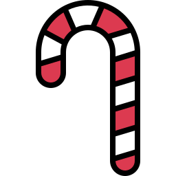 Candy cane icon