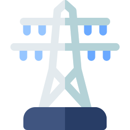 Electric tower icon