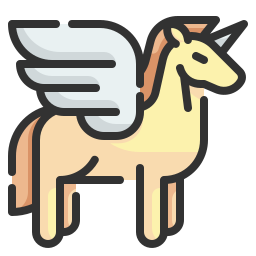 unicorno icona