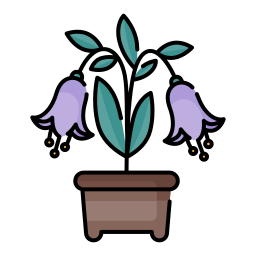 Flower pot icon