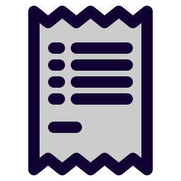 Receipt icon