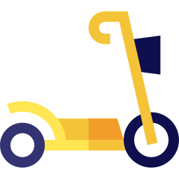 Kick scooter icon