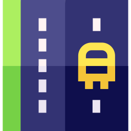 Bus lane icon