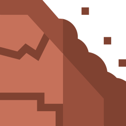 Landslip icon